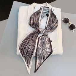 Paisley Print Skinny Scarf For Women Luxury HairBand Soft Stain Silk Ribbon Tie Neck Bag Scarf Fashion Wrist Belt Neckerchief