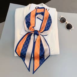 Paisley Print Skinny Scarf For Women Luxury HairBand Soft Stain Silk Ribbon Tie Neck Bag Scarf Fashion Wrist Belt Neckerchief