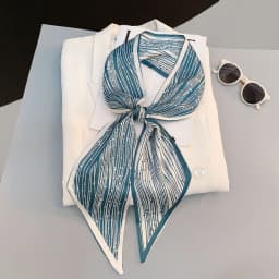 Paisley Print Skinny Scarf For Women Luxury HairBand Soft Stain Silk Ribbon Tie Neck Bag Scarf Fashion Wrist Belt Neckerchief