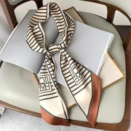 Paisley Print Skinny Scarf For Women Luxury HairBand Soft Stain Silk Ribbon Tie Neck Bag Scarf Fashion Wrist Belt Neckerchief