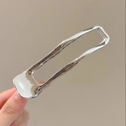 Minimalist Metal Duckbill Hair Clips Non-Slip Alligator Hair Barrettes Elegant Metal Hair Accessories for Women Updo Hairstyles 