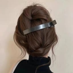 Minimalist Metal Duckbill Hair Clips Non-Slip Alligator Hair Barrettes Elegant Metal Hair Accessories for Women Updo Hairstyles 