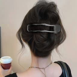 Minimalist Metal Duckbill Hair Clips Non-Slip Alligator Hair Barrettes Elegant Metal Hair Accessories for Women Updo Hairstyles 