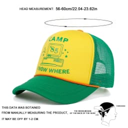 Unisex CAMP KNOW WHERE Embroidery Baseball Net Caps Spring Summer Outdoor Adjustable Casual Hats Sunscreen Hat Sports Cap