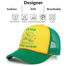 Unisex CAMP KNOW WHERE Embroidery Baseball Net Caps Spring Summer Outdoor Adjustable Casual Hats Sunscreen Hat Sports Cap