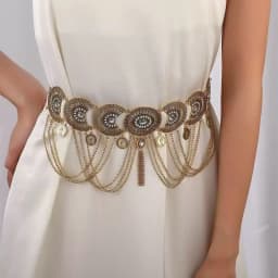 Belt Vintage Belly Dance Scarf Tassel Creative Waist Chain Bohemia Ethnic Belly Chain Dress Accessories
