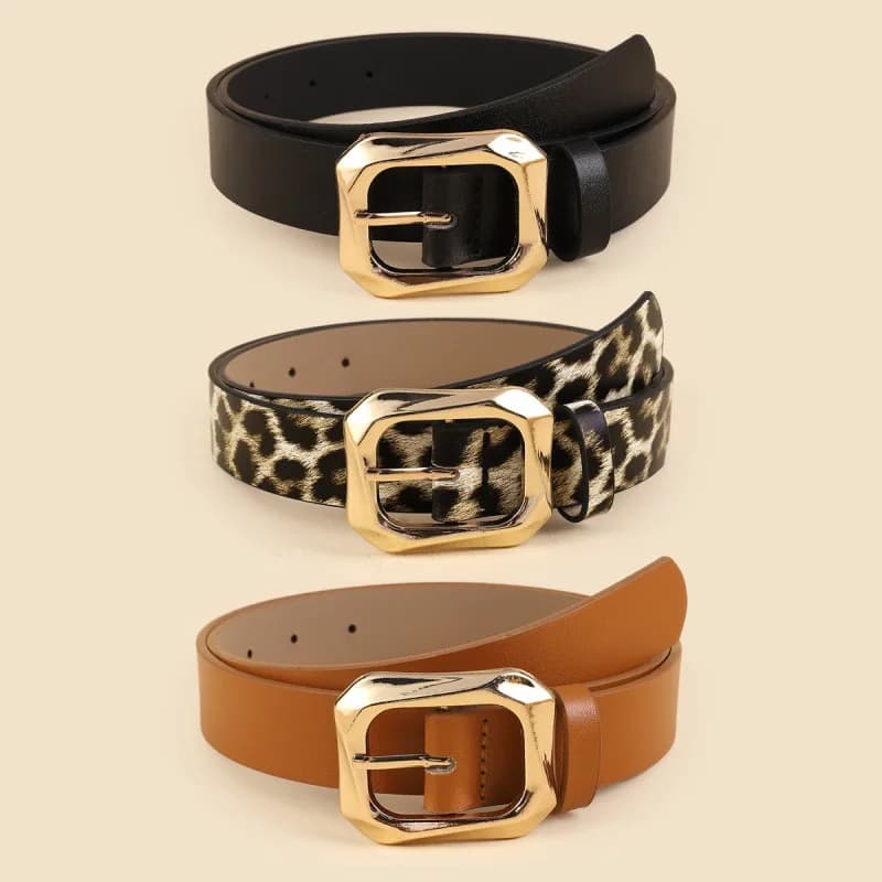 Fashionable Women's Trendy Buckle Belt—Versatile for Everyday Wear Loose Simple Casual Instagram-Style Denim Belts