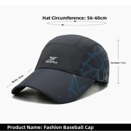 Adjustable Summer Baseball Cap Korean Style Breathable Quick Dry Cap Casual Solid Color Sun Protection Caps Outdoor Sports