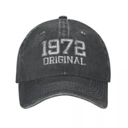 Made In 1972 Original Vintage Unisex Style Baseball Cap Dad Father 50 Years Old Distressed Caps Hat Vintage Snapback Hat
