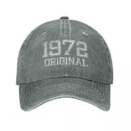 Made In 1972 Original Vintage Unisex Style Baseball Cap Dad Father 50 Years Old Distressed Caps Hat Vintage Snapback Hat