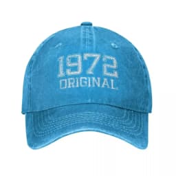 Made In 1972 Original Vintage Unisex Style Baseball Cap Dad Father 50 Years Old Distressed Caps Hat Vintage Snapback Hat