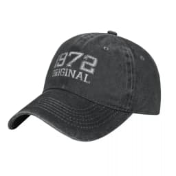 Made In 1972 Original Vintage Unisex Style Baseball Cap Dad Father 50 Years Old Distressed Caps Hat Vintage Snapback Hat