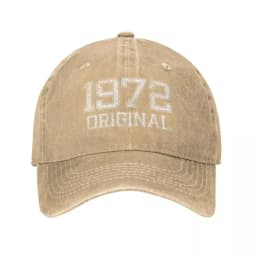 Made In 1972 Original Vintage Unisex Style Baseball Cap Dad Father 50 Years Old Distressed Caps Hat Vintage Snapback Hat