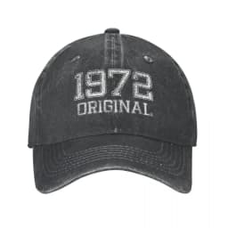 Made In 1972 Original Vintage Unisex Style Baseball Cap Dad Father 50 Years Old Distressed Caps Hat Vintage Snapback Hat