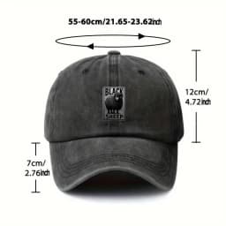 1pc, "BLACK SHEEP" Vintage Washed Hat, Men's and Women's Solid Baseball Cap, Suitable for All Seasons, Ideal Gift for Weddings,