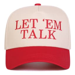 Unisex LET EM TALK Embroidery Baseball Caps Spring Autumn Outdoor Adjustable Casual Hats Sunscreen Hat Sports Cap