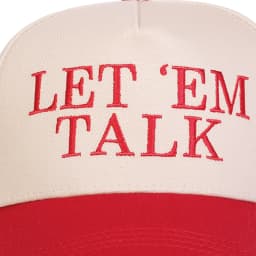 Unisex LET EM TALK Embroidery Baseball Caps Spring Autumn Outdoor Adjustable Casual Hats Sunscreen Hat Sports Cap
