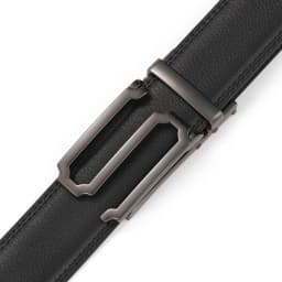 Classic Automatic Buckle Belt for Men Premium Real Leather Dress Trouser Belt Formal Daily Wear Black Brown Plus Size 130cm