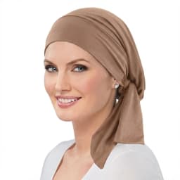 Women Muslim Pre-Tied Turban Cap Long Tail Headscarf Soft Stretch Strechy Chemo Cap Bandana Turbante Mujer