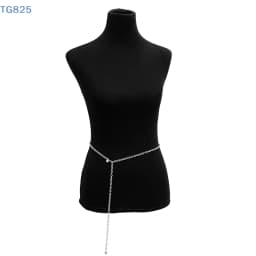 【AN】【AN】Fashion Women Lady Waist Chain Belt Metal Gold Silver Color Waistband Chain Belt For Dress Shirts Clothes Accessories