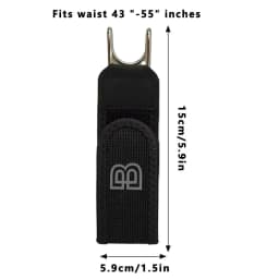 Buckleless Elastic Waist Belt With Metal Hook Unisex Adjustable Stretch Belt For Casual Wear Lightweight Travel Accessory 1/2Pcs