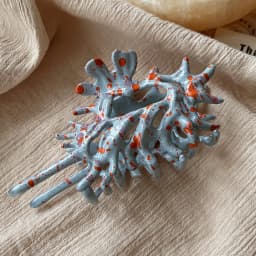 Creative Acrylic Conch Hair Clip Irregular Spots Headdress Hair Claw Grasp Geometric Hair Accessories Hair Gripper Makeup