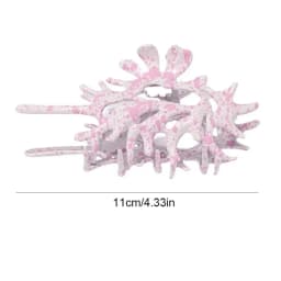 Creative Acrylic Conch Hair Clip Irregular Spots Headdress Hair Claw Grasp Geometric Hair Accessories Hair Gripper Makeup