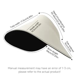 Summer New Seamless Sun Hat with UV Protection for Women, Featuring A Large Brim and An Empty Top for Shade