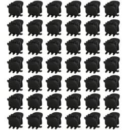 Black Mini Hair Claw Clips for Women Girls Korean Simple Small Transparent Plastic Clips Hairpin Kids Hair Styling Accessories