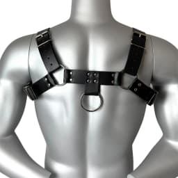 Men's PU Leather Harness Belt Gothic Punk Chest Strap Adjustable Exotic Belt Fashionable Men's Accessories