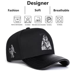 Unisex Death Embroidery Baseball Caps Spring Autumn Outdoor Adjustable Casual Hats Sunscreen Hat Sports Cap