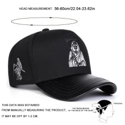 Unisex Death Embroidery Baseball Caps Spring Autumn Outdoor Adjustable Casual Hats Sunscreen Hat Sports Cap