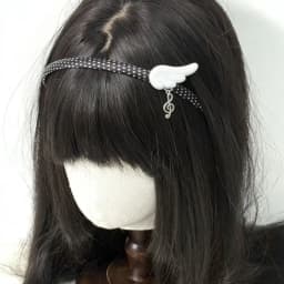 Korean Y2K Kawaii Polka Dot 1cm Thin Headband Cute Lolita Cosplay Hair Accessory Head Band for Women Girls Ashion Items Hairband
