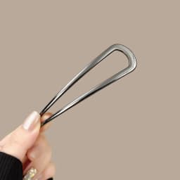 U-Shaped Hair Fork Fashion Alloy Hairpin Gold Silver Black Color Metal Hairpin Geometric Design Headwear Hair Sticks Women Girls