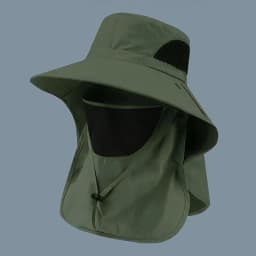 1PCS Summer Sun Hats UV Protection Outdoor Fishing Hats Men's and Women's Camping Visors Bucket Hats Neck Flap Bucket Hats