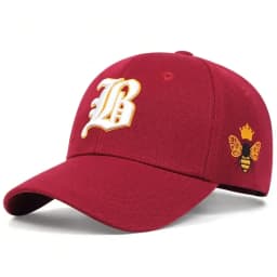 Unisex Gothic Letter Side Bee Embroidery Baseball Caps Spring and Autumn Outdoor Adjustable Casual Hats Sunscreen Hat Sports Cap