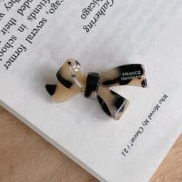 Small Mermaid Bow Strap Broken Hair Clip~Korean FRANCE Gold Label Duck billed Clip with Side Clip and Bang Clip