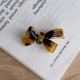 Small Mermaid Bow Strap Broken Hair Clip~Korean FRANCE Gold Label Duck billed Clip with Side Clip and Bang Clip