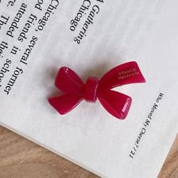 Small Mermaid Bow Strap Broken Hair Clip~Korean FRANCE Gold Label Duck billed Clip with Side Clip and Bang Clip