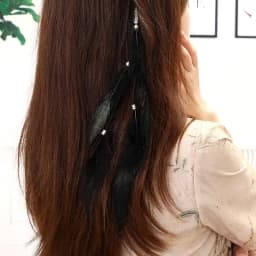 Festive Women's Masquerade Feather Hairband, Bohemian Indian Prom Gypsy Headwear with Long Tassel Hair Decorations