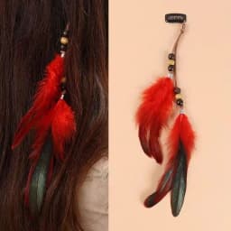 Festive Women's Masquerade Feather Hairband, Bohemian Indian Prom Gypsy Headwear with Long Tassel Hair Decorations