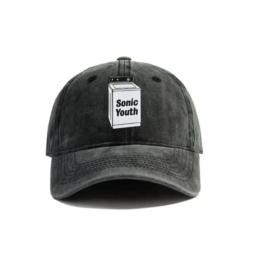 Sonic Youth Baseball Caps Distressed Hats Cap Men Women Retro Summer Adjustable Hats Dad Gift Outdoor Sunscreen
