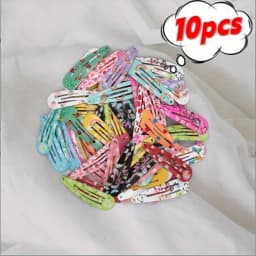 10/ 20PCS MIXED COLOR PRINT BB CLIP BROKEN HAIR CARD - DO NOT HURT HAIR CONVENIENT CARRY - GO TO SCHOOL EVERYDAY LIFE LOVELY D