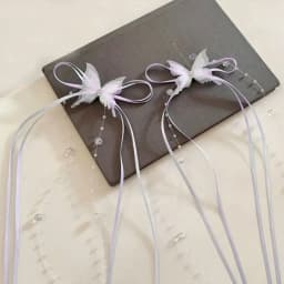 1PC Bowknot Ribbon Butterfly Hair Clips Glass Beaded Y2K Style Long Tassels Hairpins Rhinestone Ponytail Headdress Women