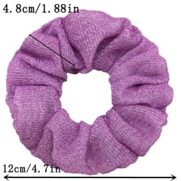 5pcs/lot Scrunchies Hair Elastic Scrunchy Ties Ropes for Ponytail Holders Floral No crease Pink Leopard Cute Purple