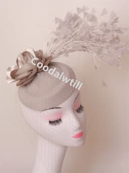 Veils Flower Fascinator Hat Hair Clip Ladies Kentucky Derby Ascot Festival Costume Party Show girl Headwear Women Pillbox Cap