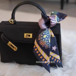 Luxury Long Scarf with Epaulet Design for Hermes Inspired Basket Bag Handle Styling Ins Trendy Accessory Free Shipping
