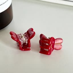 2pcs/set Acetate Mini Hair Claw Clip Small Size Cute Sweet Rabbit Animal Geometric Hair Clips Side Pins Women Hair Accessories