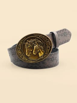 Western Denim Retro Belt, Fashionable Casual Women's Belt, Retro Printed Belt, Classic Decorative Belt, Daily Commuting College