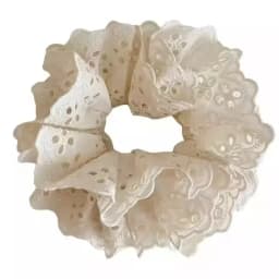 Elegant Embroidered Hollow Lace Double-Layer Large Intestine Hairband Hair Accessories For Women